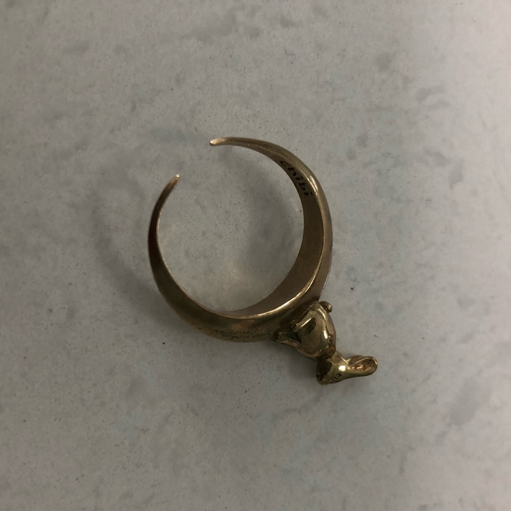 Brass Rabbit ring OSFA - Picture 5 of 6